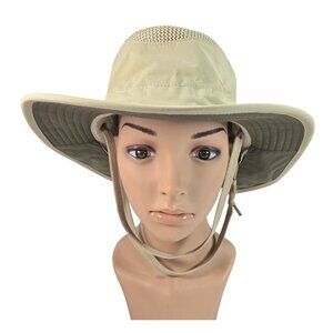 Airflo Tilley Hat 7 7/8 Khaki Beige Mesh Ventilation Gorpcore Outdoor Safari
